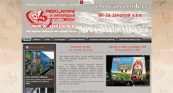 Desktop Screenshot of mija.cz